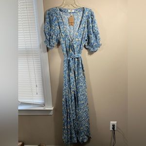 NWT natural life wrap dress